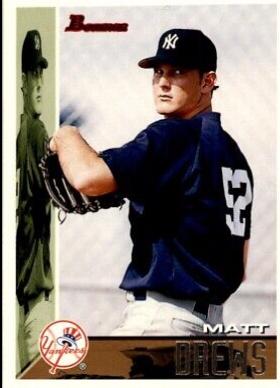 Matt Drews #21 Baseball Cards 1995 Bowman