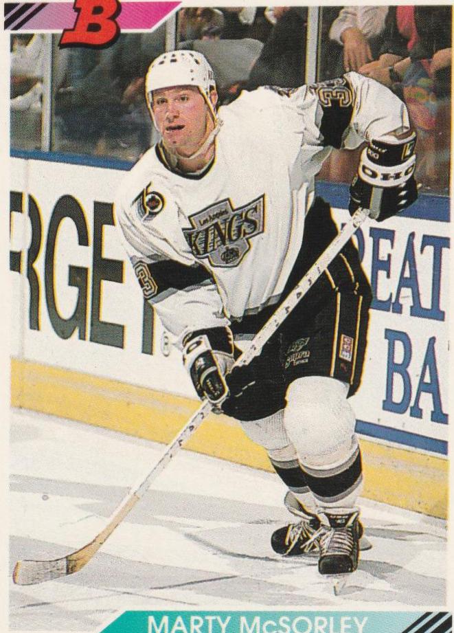 Marty McSorley #35 Hockey Cards 1992 Bowman