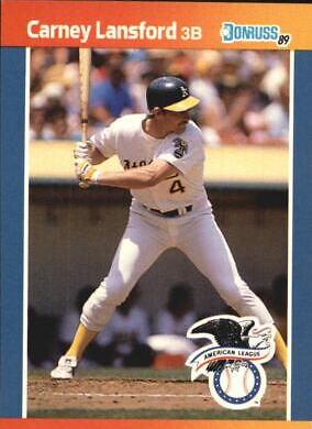 Carney Lansford #17 Baseball Cards 1989 Donruss All Stars
