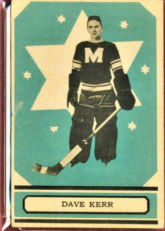 Dave Kerr #59 1933 O Pee Chee Hockey