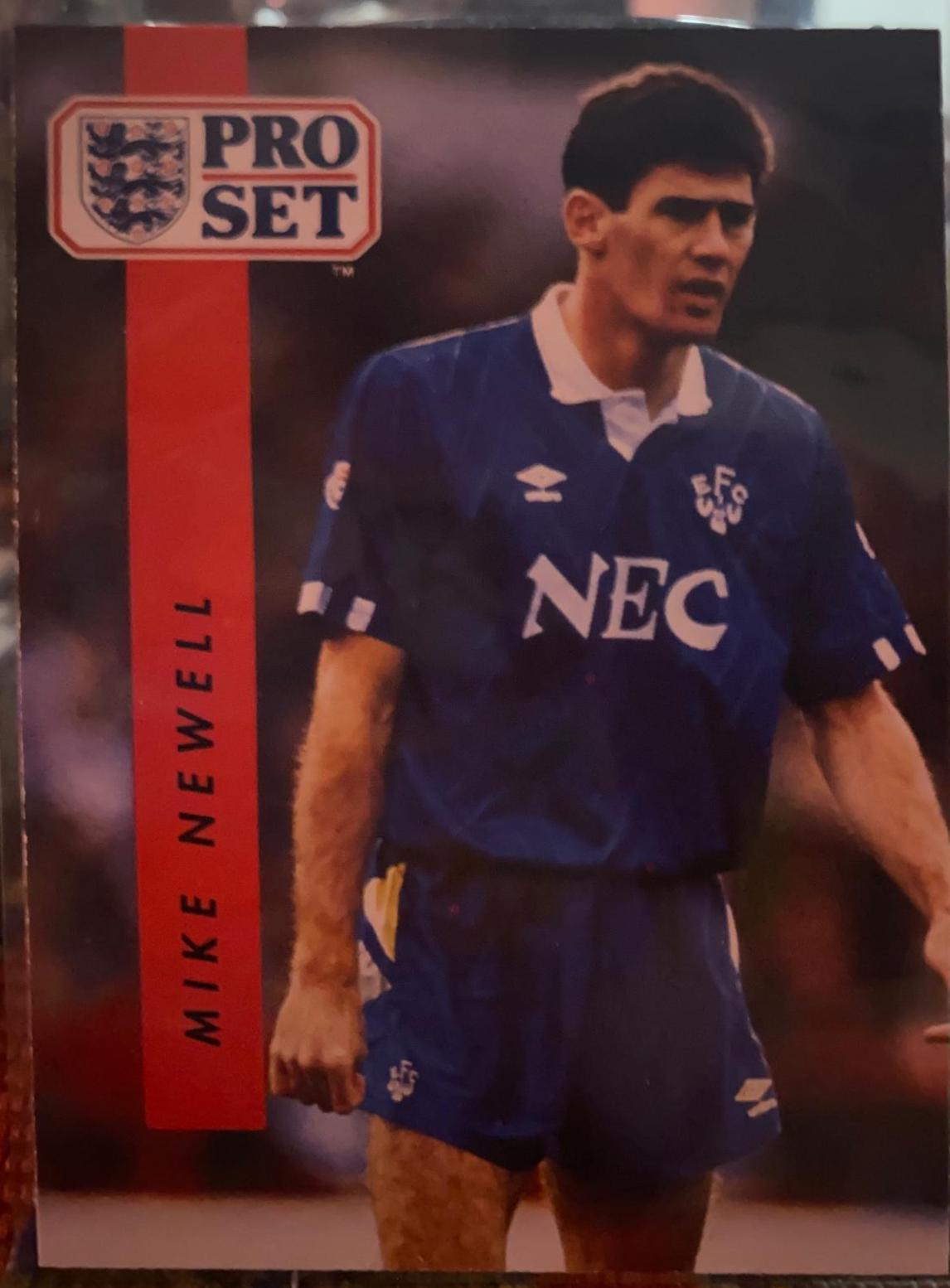 Mike Newell #83 Soccer Cards 1990 Pro Set