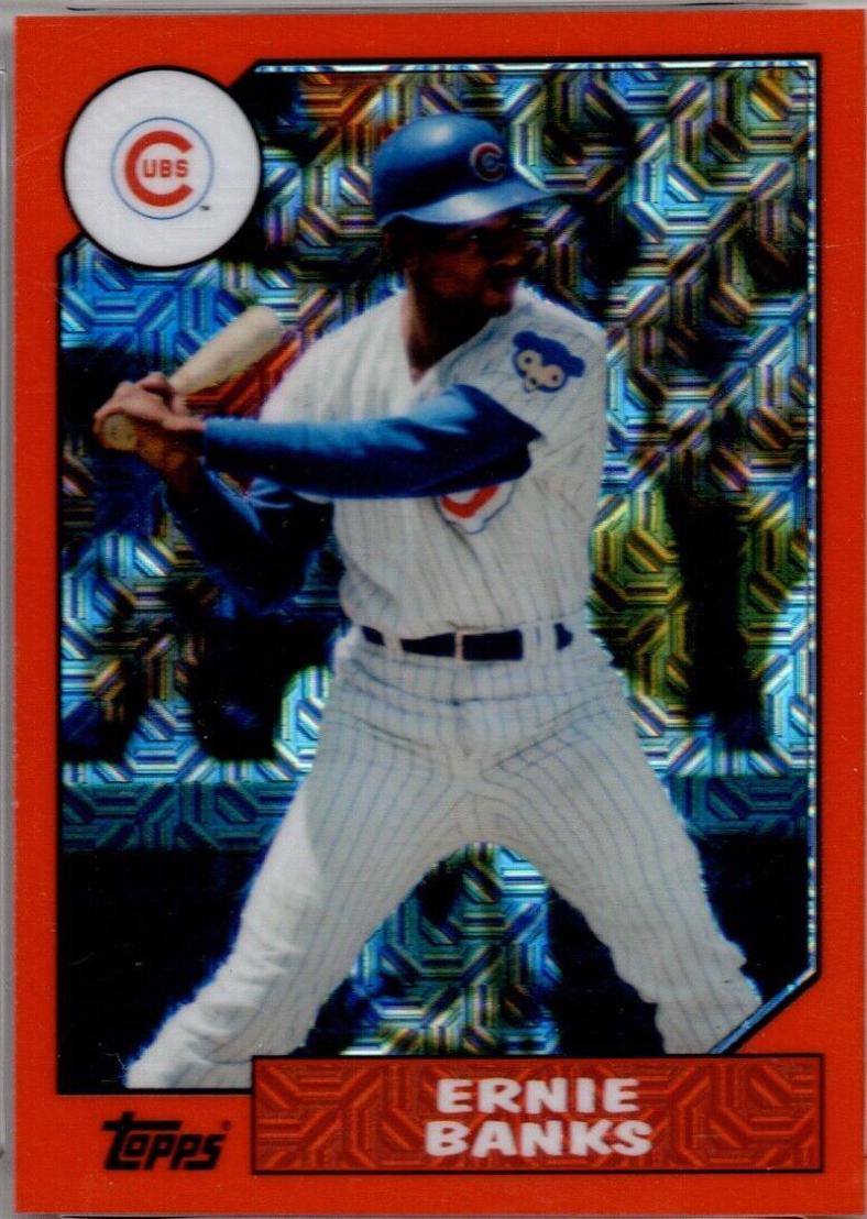 Ernie Banks [Orange] #87-EB
