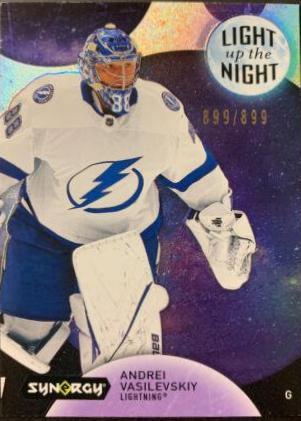 Andrei Vasilevskiy #LN-AV Hockey Cards 2022 Upper Deck Synergy Light Up The Night