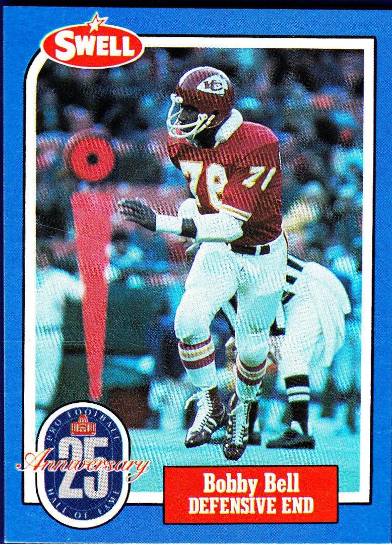 Bobby Bell #16 Football Cards 1988 Swell Greats