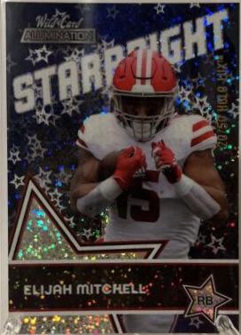 Elijah Mitchell #SB-46 Football Cards 2021 Wild Card Alumination Starbright