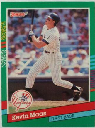 Kevin Maas #554 Baseball Cards 1991 Donruss