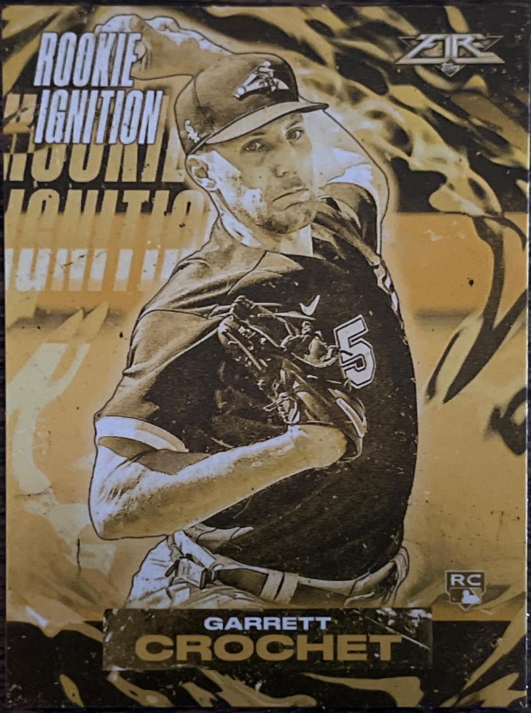 Garrett Crochet #RI-18 Baseball Cards 2021 Topps Fire Rookie Ignition