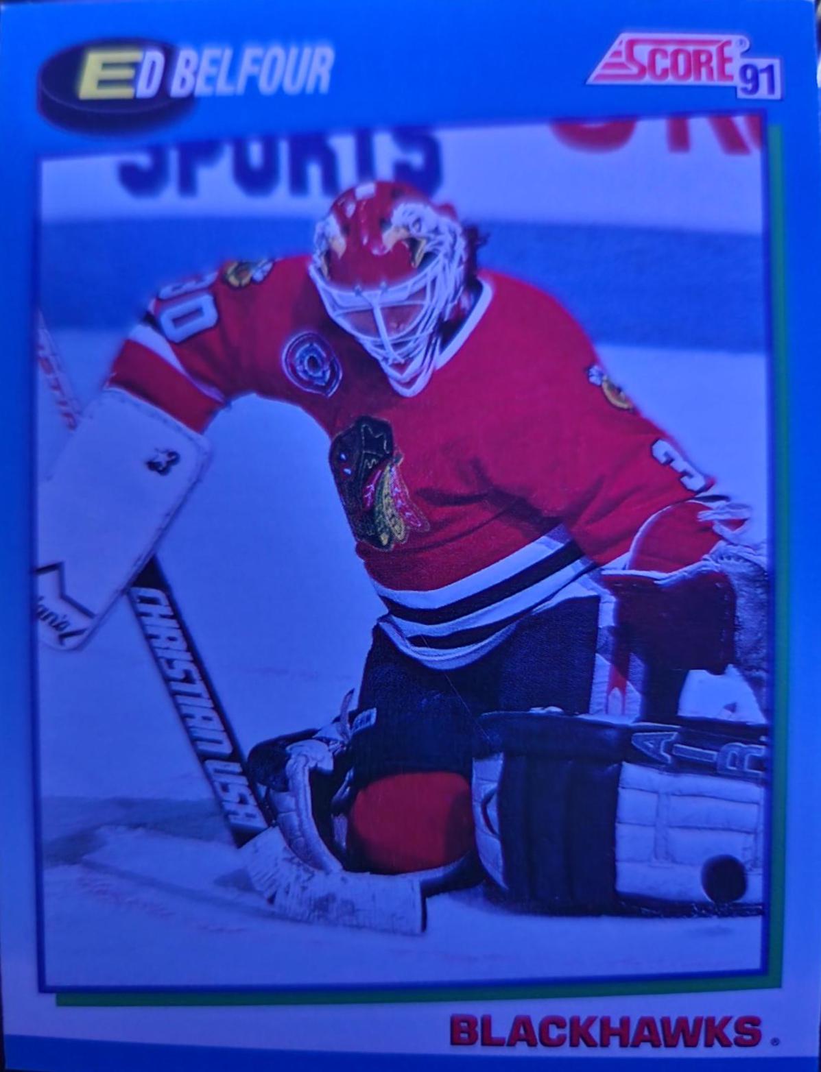 Ed Belfour #510 1991 Score Canadian Hockey
