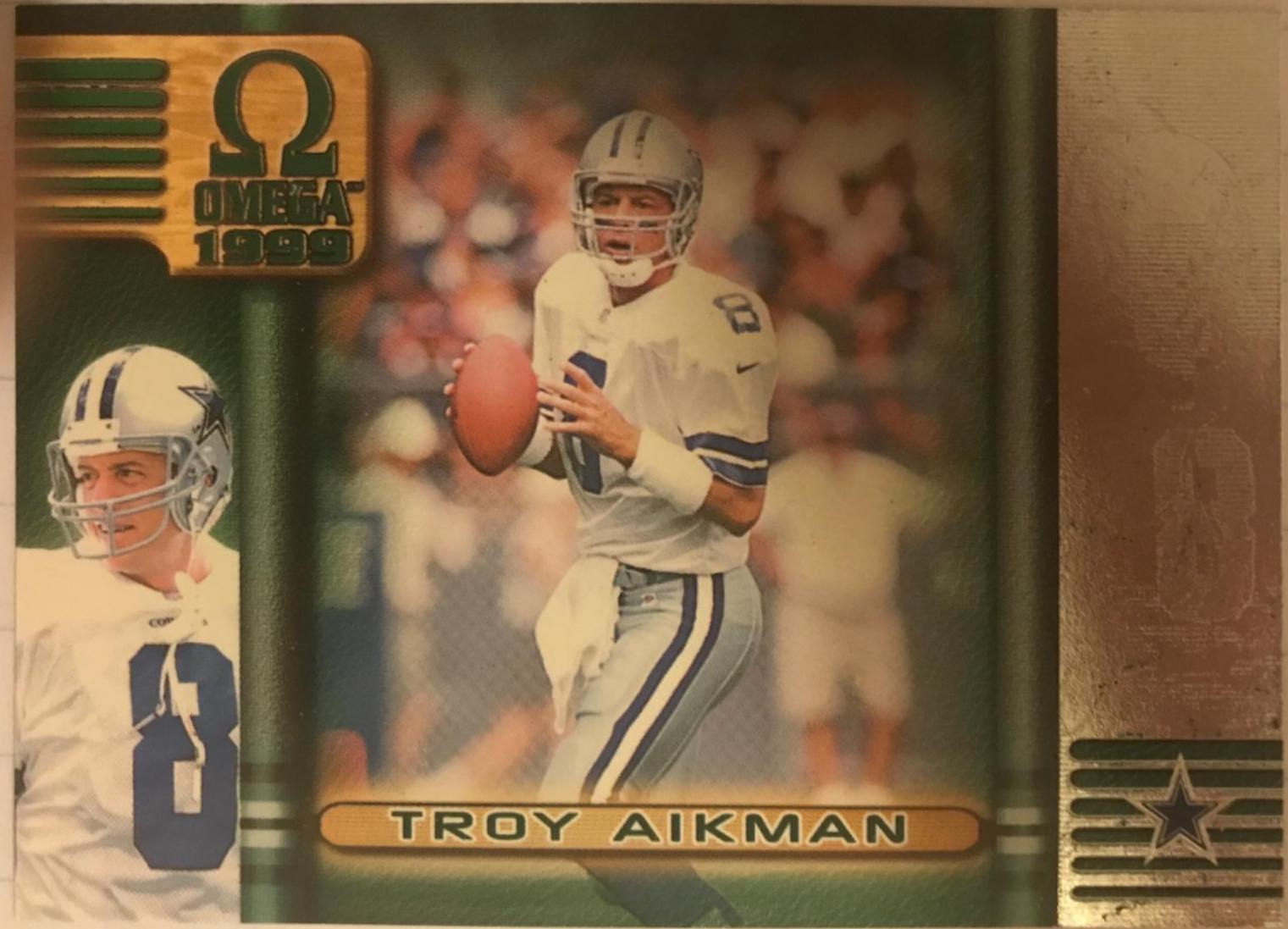 Troy Aikman #65 Football Cards 1999 Pacific Omega