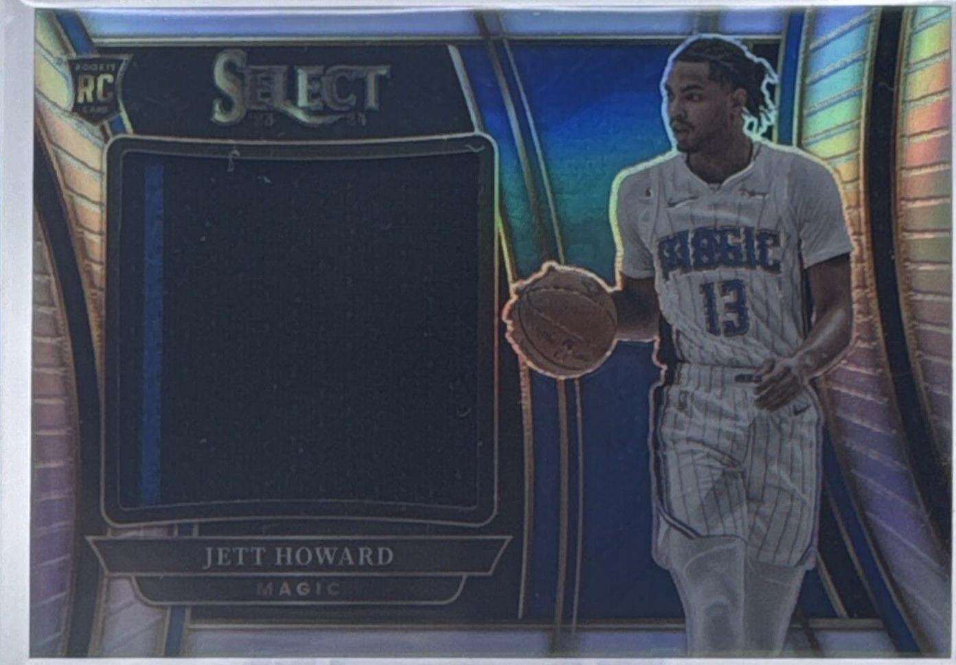 Jett Howard #RJS-JT 2023 Panini Select Jumbo Rookie Swatch Basketball