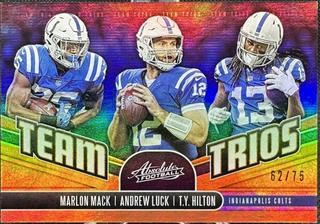 Andrew Luck, Marlon Mack, T.Y. Hilton