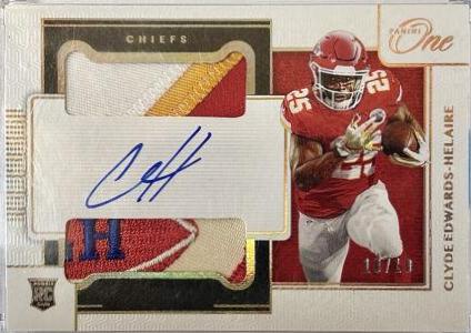 Clyde Edwards Helaire [Patch Autograph Gold] #21