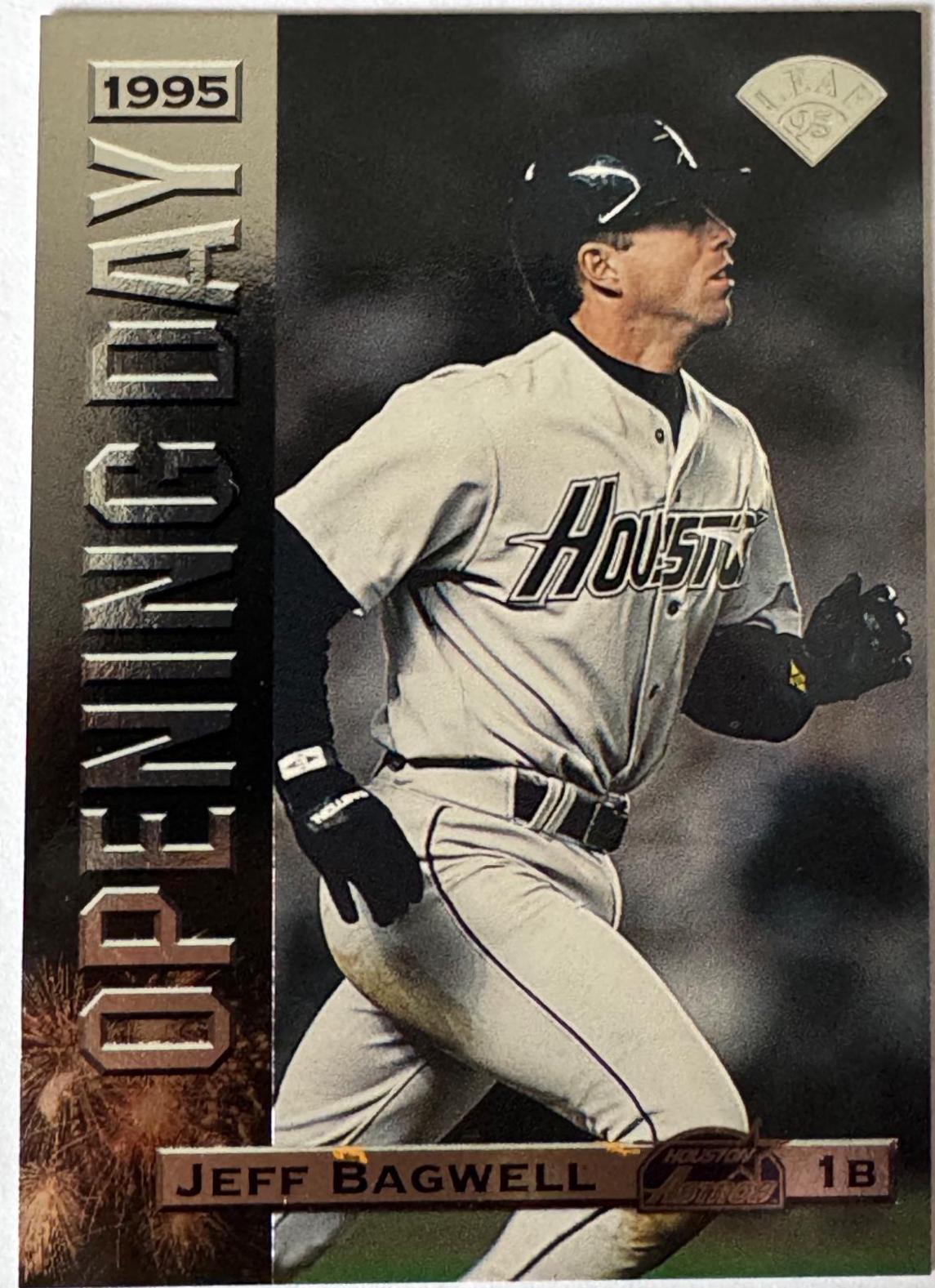 Jeff Bagwell #2 Baseball Cards 1995 Leaf Opening Day