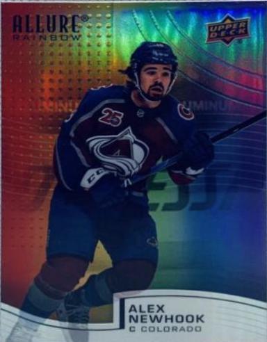 Alex Newhook #R-36 2021 Upper Deck Allure Rainbow Hockey