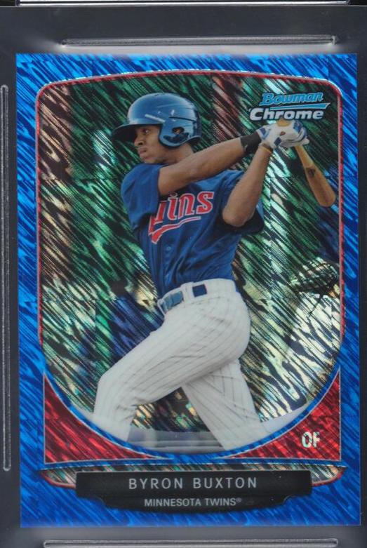 Byron Buxton #CC-MT2 2013 Bowman Baseball Chrome Cream of the Crop Mini Refractors