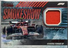 Carlos Sainz [Red] #SS-SAI Racing Cards 2024 Topps Paddock Pass Formula 1 Smokeshow Relic Prices