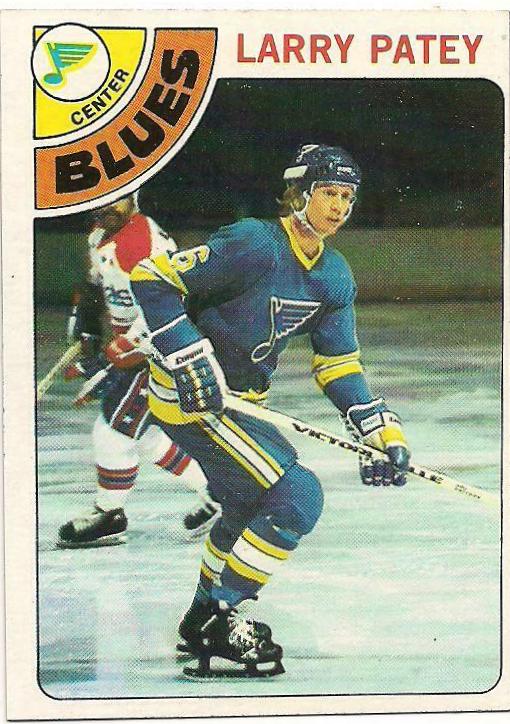Larry Patey #8 Hockey Cards 1978 Topps