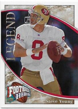 Steve Young #268 2009 Upper Deck Heroes Football