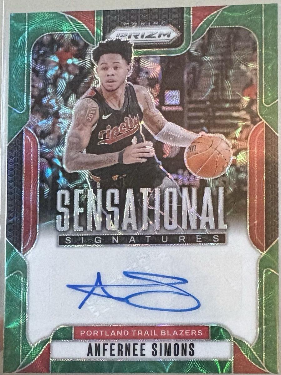 Anfernee Simons [Choice Green] #SS-ASB