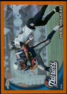 Wes Welker #C63 2010 Topps Chrome Football
