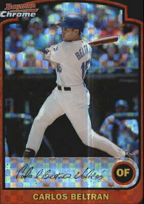 Carlos Beltran #38 Baseball Cards 2003 Bowman Chrome