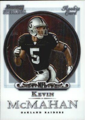Kevin McMahan #9 Football Cards 2006 Bowman Sterling