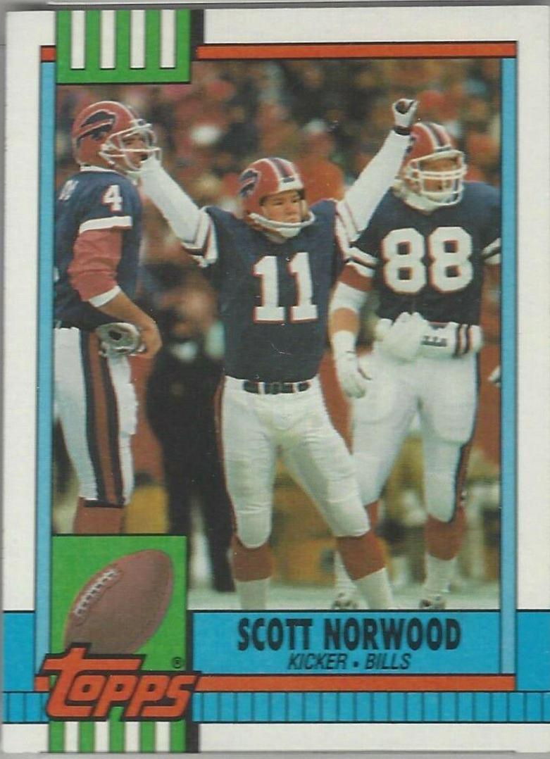Scott Norwood #203 Football Cards 1990 Topps