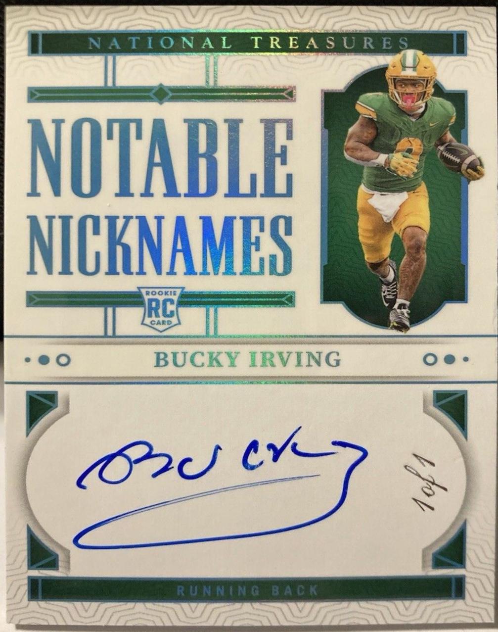 Bucky Irving [Platinum] #NN-BI