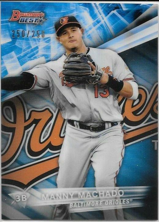 Manny Machado [Blue Refractor] #26