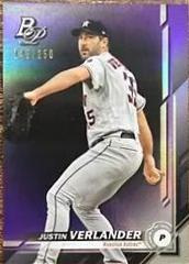 Justin Verlander [Purple] #10 Baseball Cards 2019 Bowman Platinum Prices