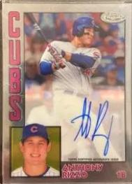Anthony Rizzo #84TCA-AR Baseball Cards 2019 Topps Chrome 1984 Baseball Autograph
