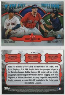 Bryan Mata, Bobby Dalbec, Josh Ockimey