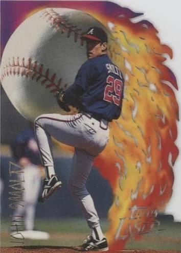John Smoltz #62 1996 Topps Laser Baseball