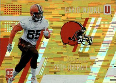 David Njoku #300 2017 Panini Unparalleled Football