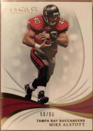 Mike Alstott #91 Football Cards 2019 Panini Immaculate Collection