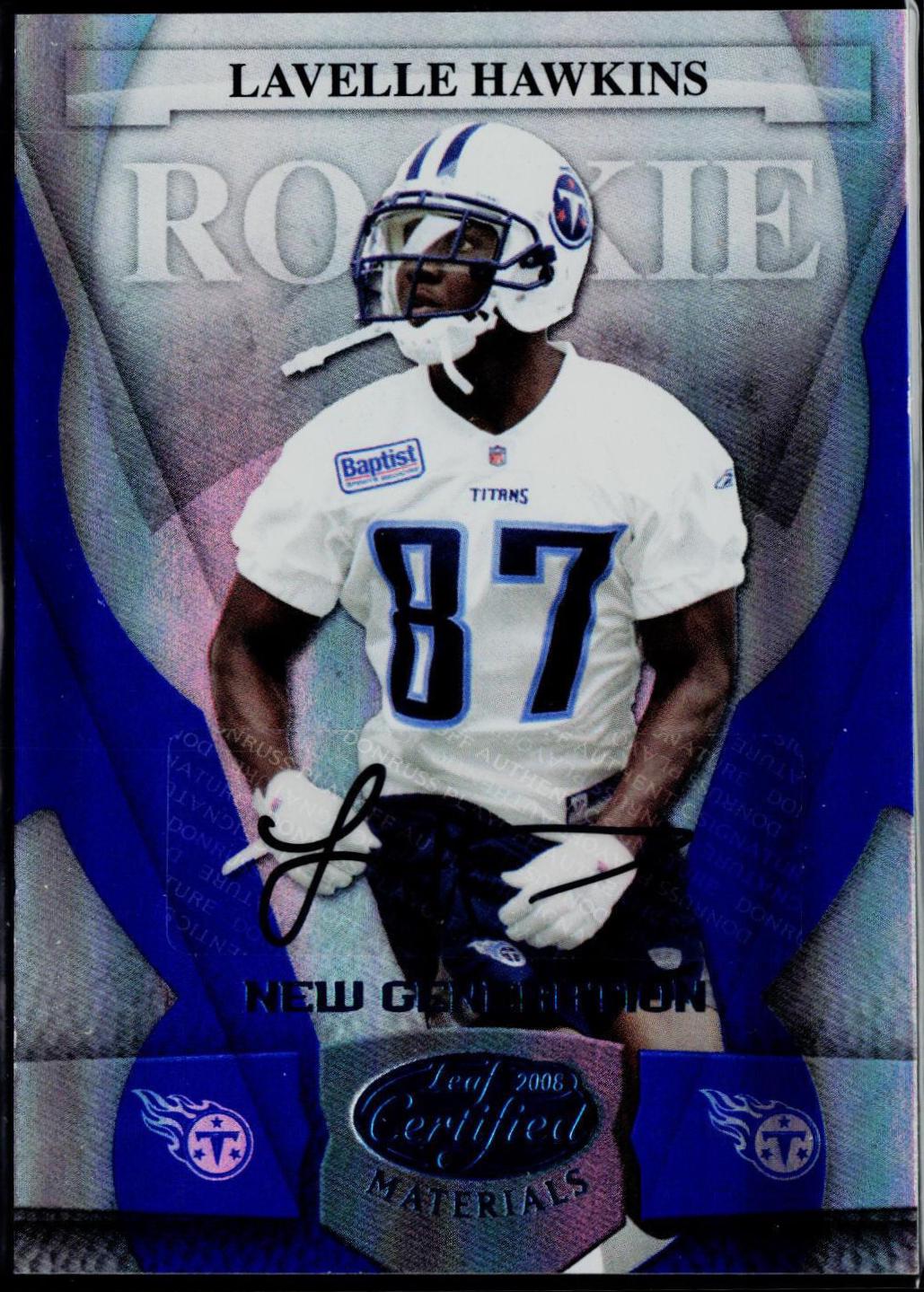 Lavelle Hawkins [Mirror Blue Autograph] #179