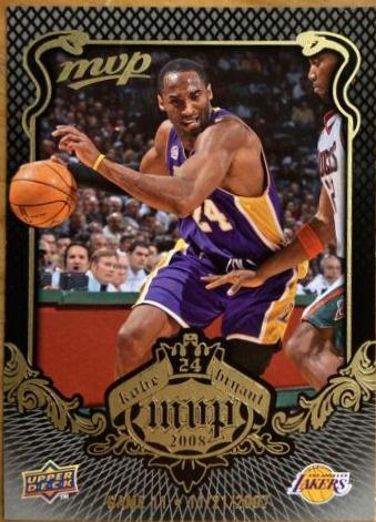 Bryant #KB-11 Basketball Cards 2008 Upper Deck MVP Kobe