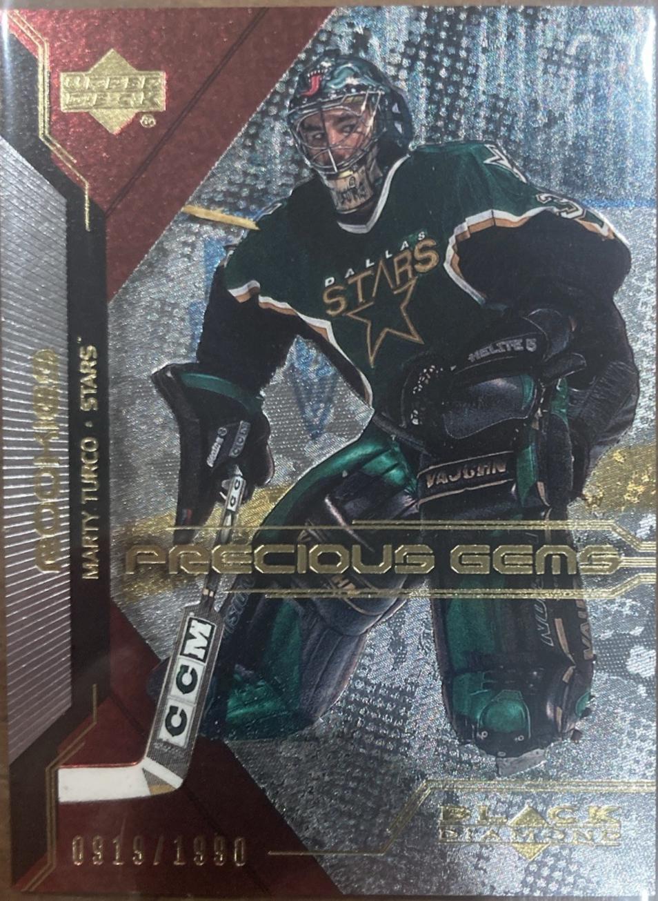 Marty Turco #117 Hockey Cards 2000 Upper Deck Black Diamond