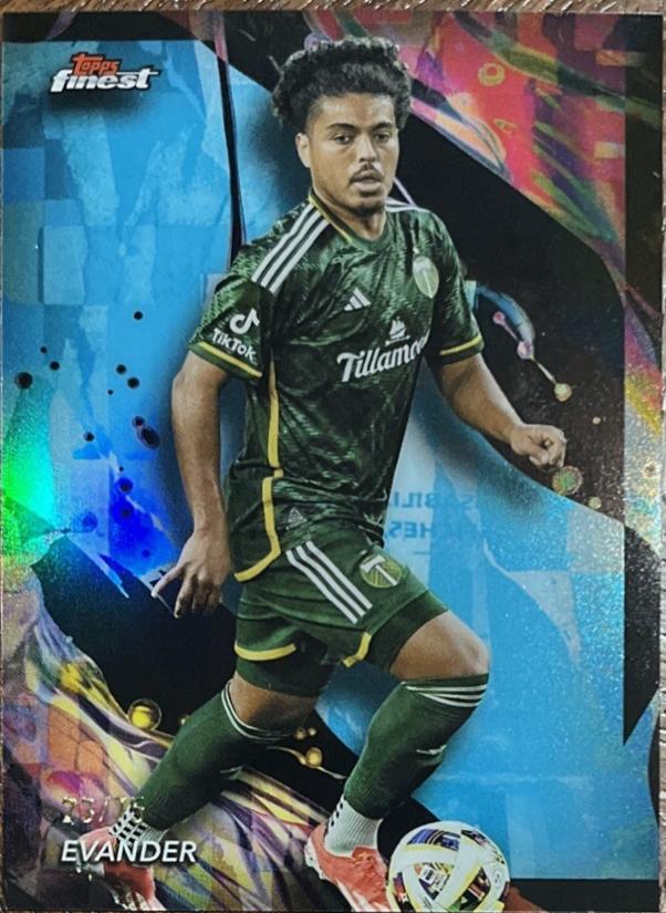 Evander #152 2024 Topps Finest MLS