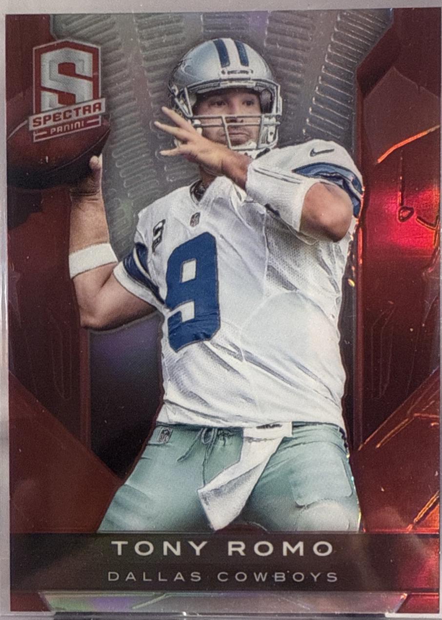 Tony Romo [Spectra Red] #28 Prices | 2013 Panini Spectra | Football Cards