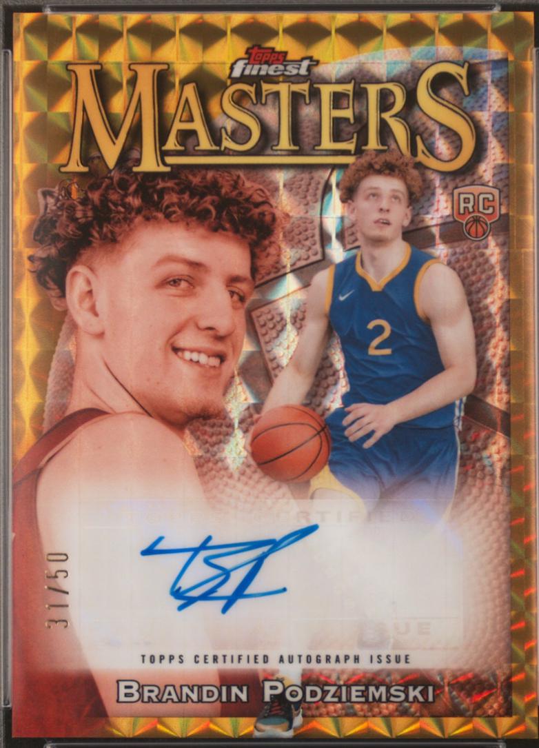 Brandin Podziemski [Gold Geometric Refractor] #MA-BP