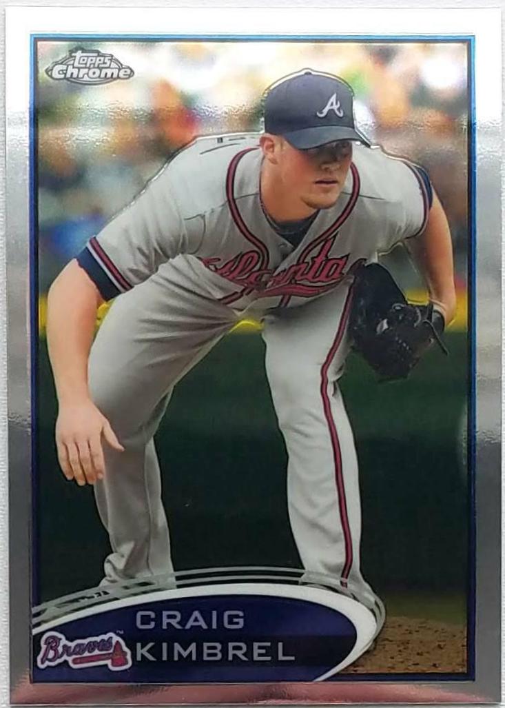 Craig Kimbrel #2 Baseball Cards 2012 Topps Chrome