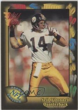 Neil O'Donnell #125 Football Cards 1991 Wild Card