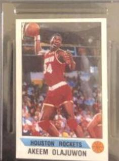 Akeem Olajuwon #69 Basketball Cards 1990 Panini Sticker