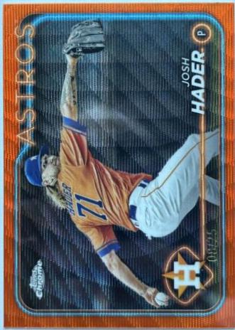 Josh Hader [Orange Wave Refractor] #162