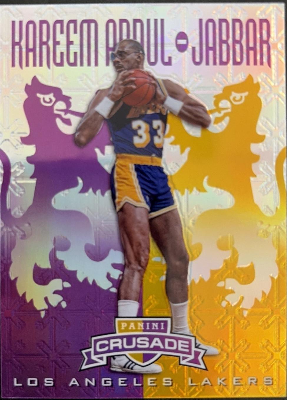 Kareem Abdul-Jabbar #94 2012-13 Panini Crusade Basketball Crusade