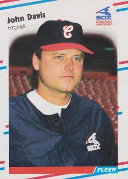 John Davis #U-15 Baseball Cards 1988 Fleer Update