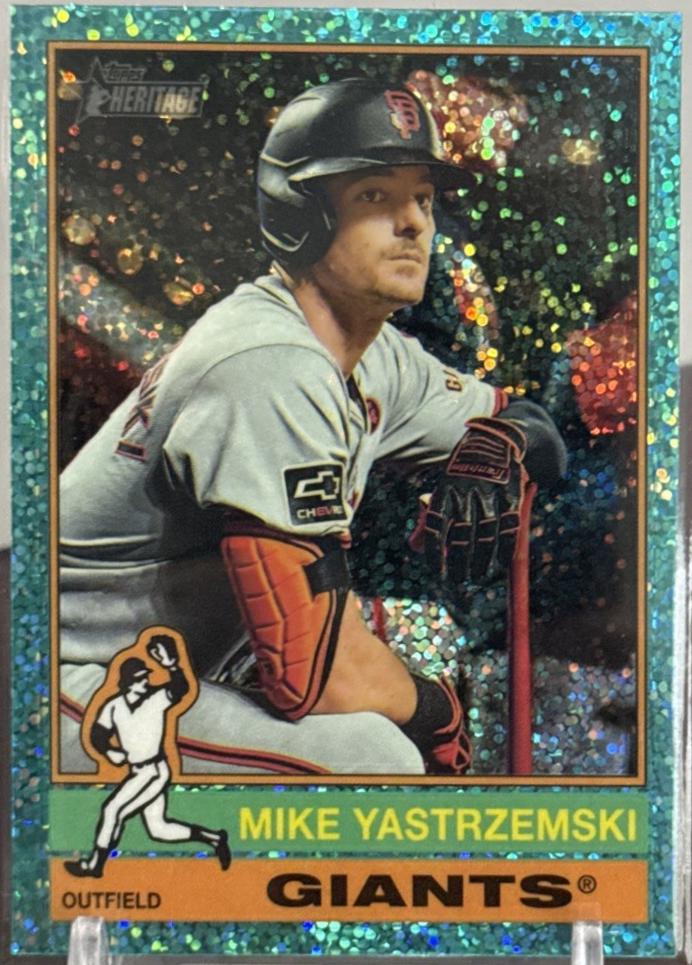 Mike Yastrzemski #470 2025 Topps Heritage Baseball