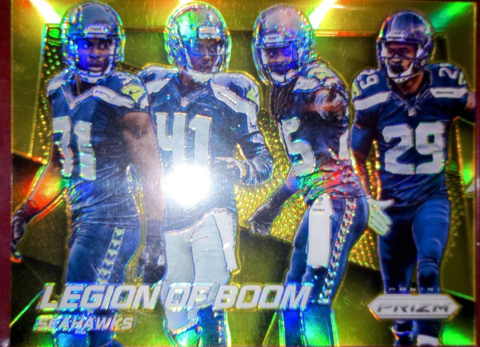 Byron Maxwell, Earl Thomas, Kam Chancellor, Richard Sherman [Gold Prizm] #200