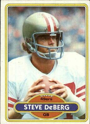 Steve DeBerg #245 Football Cards 1980 Topps